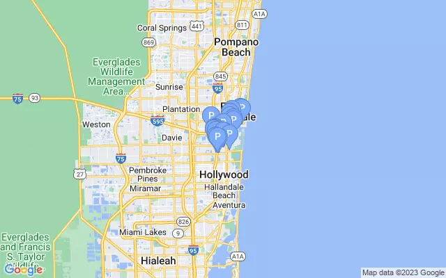 Ft. Lauderdale-Hollywood Int'l Airport lots map
