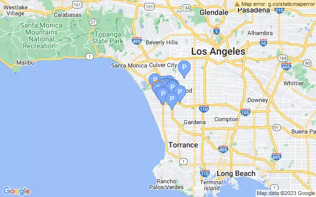 Los Angeles International Airport  lots map